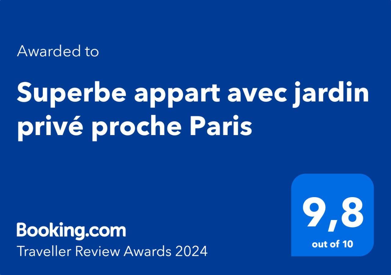 Superbe Appart Avec Jardin Prive Proche Paris Apartment Nogent-sur-Marne Ngoại thất bức ảnh